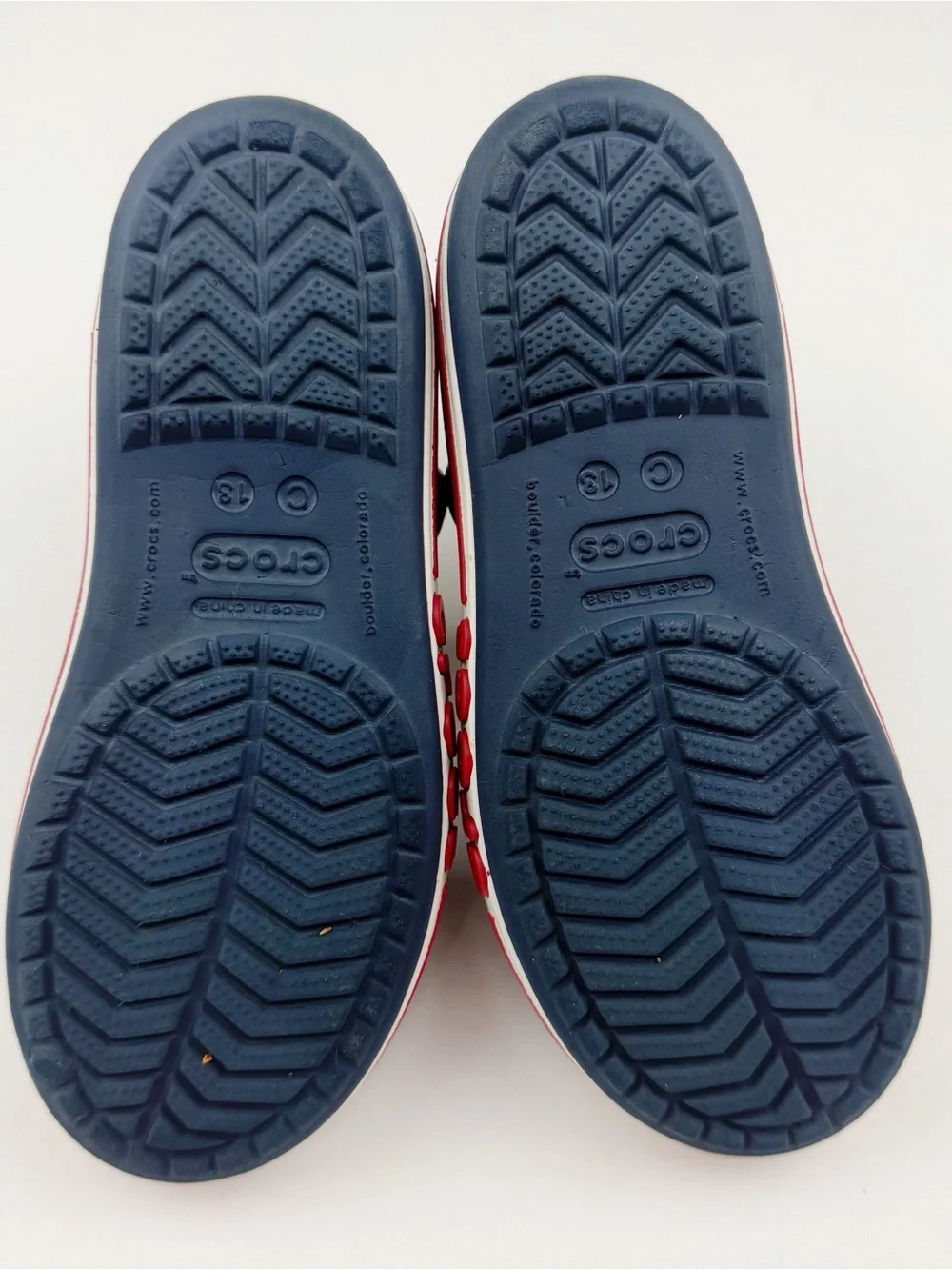 Crocs Kids Bayaband Sandals Navy Blue Lightweight Size 13C